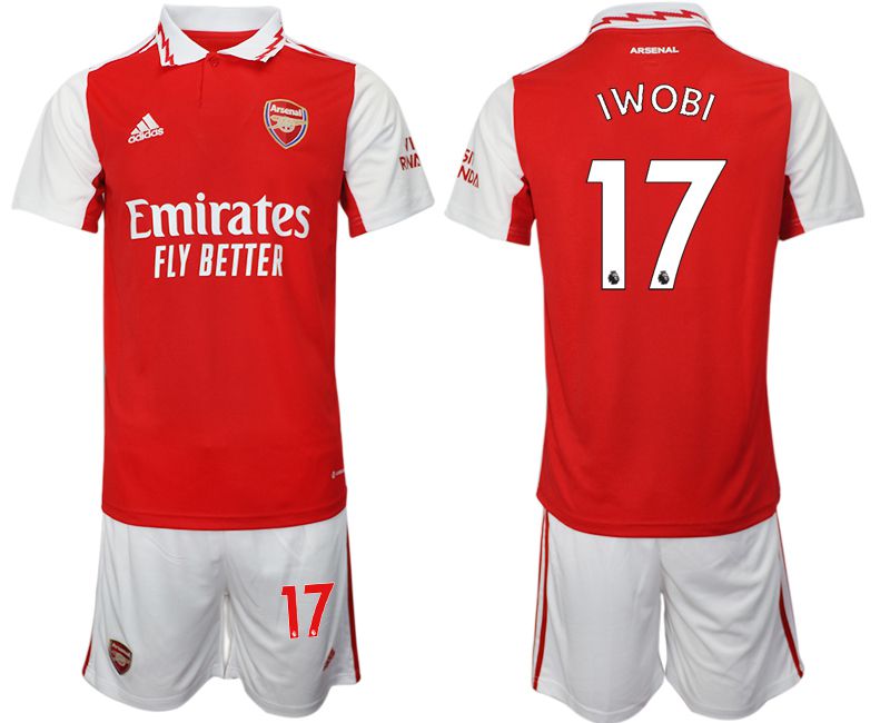 Men 2022-2023 Club Arsenal home red 17 Soccer Jersey